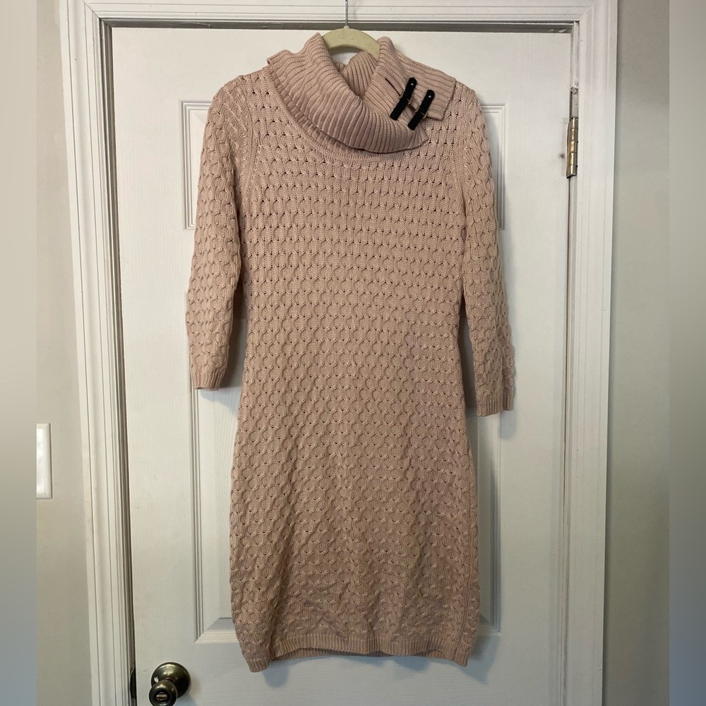 CALVIN Klein Pink Blush Sweater Dress